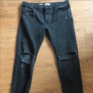 Topman Black Skinny Jeans